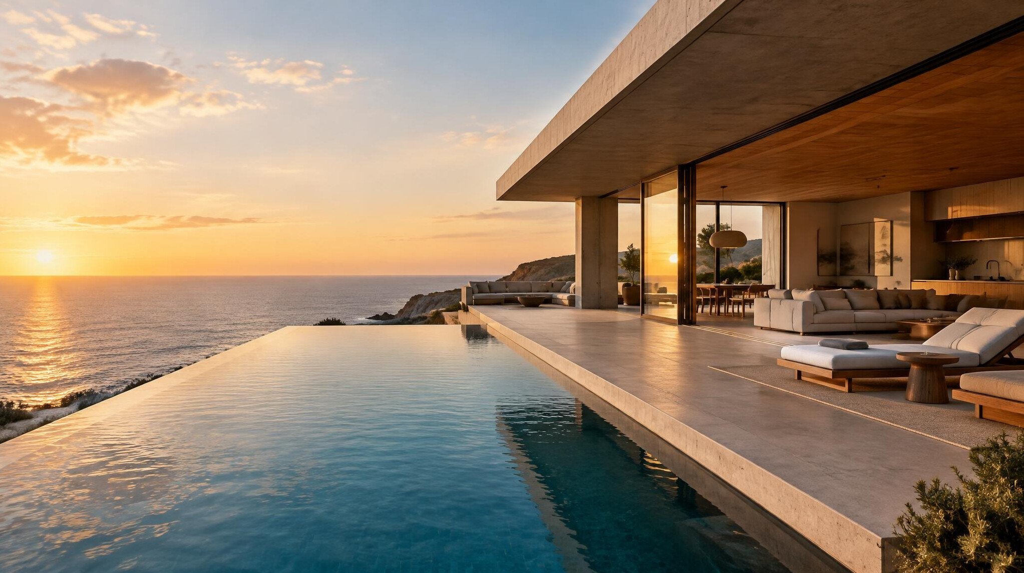 Modern oceanfront villa with infinity pool in José Ignacio