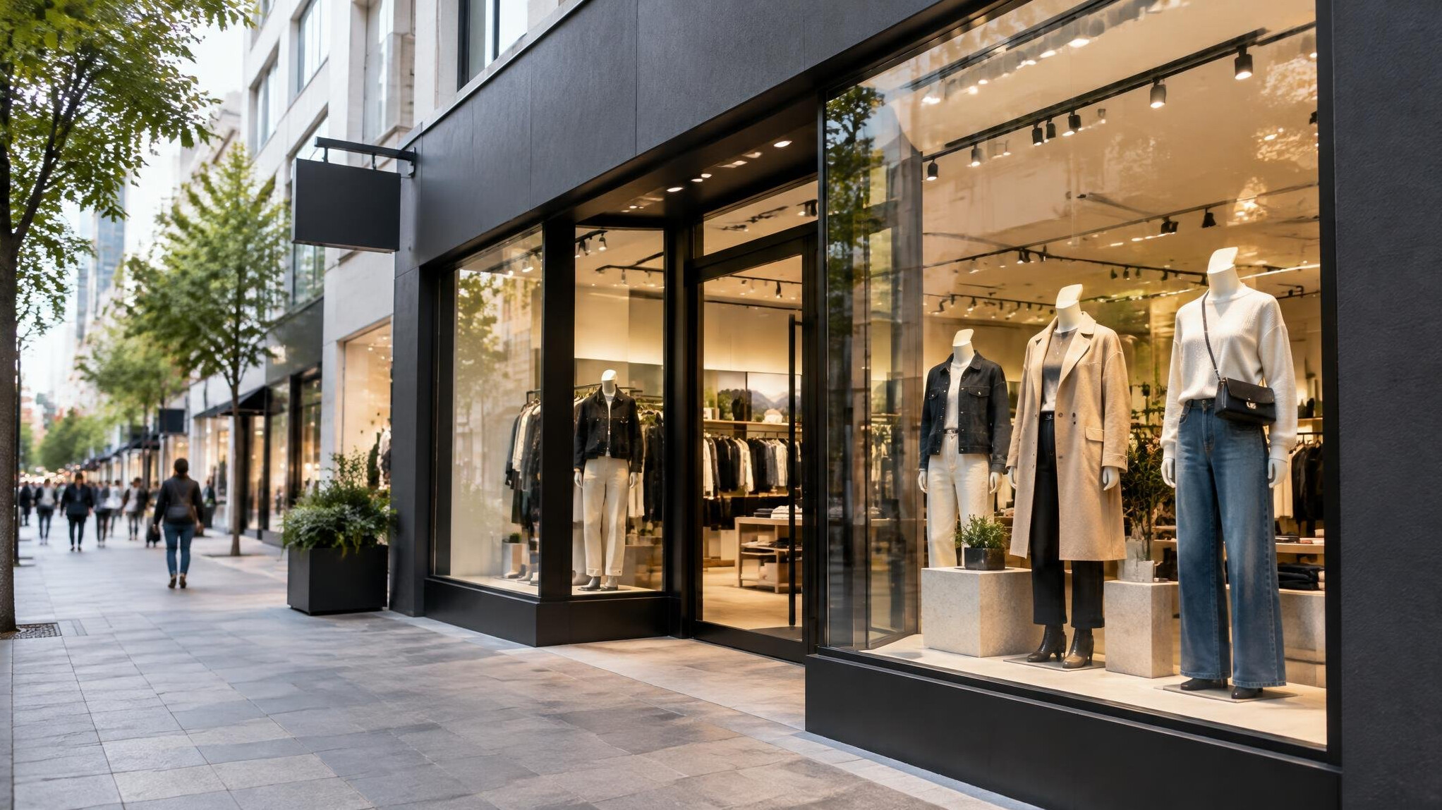 modern retail store location