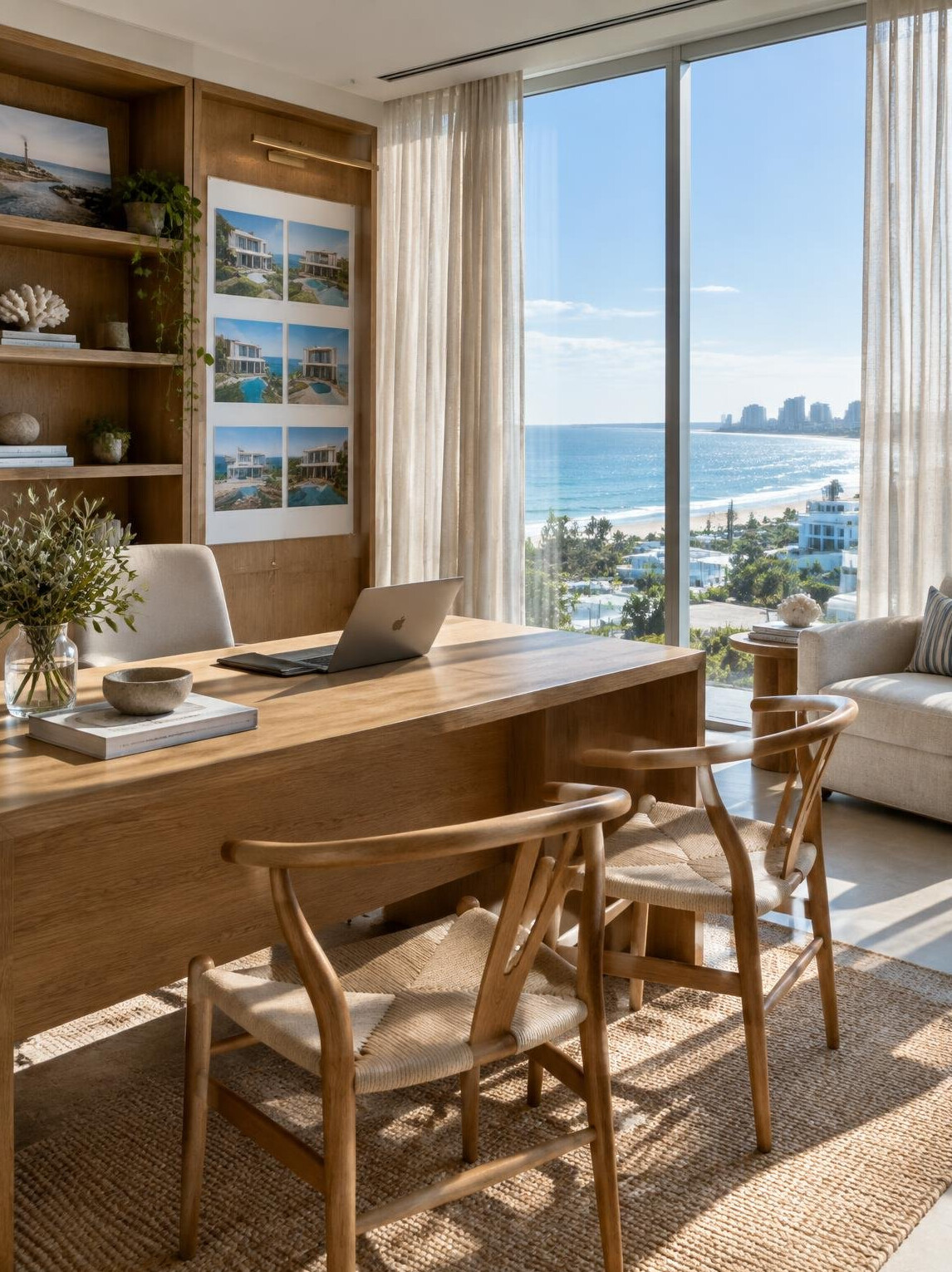 Boutique real estate office interior in Punta del Este