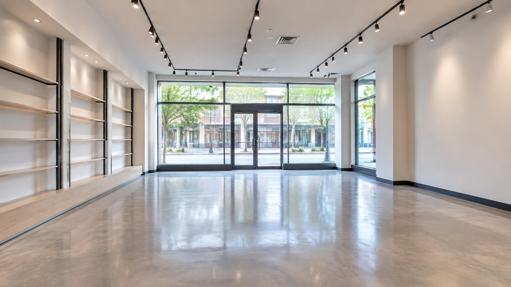 modern retail space interior